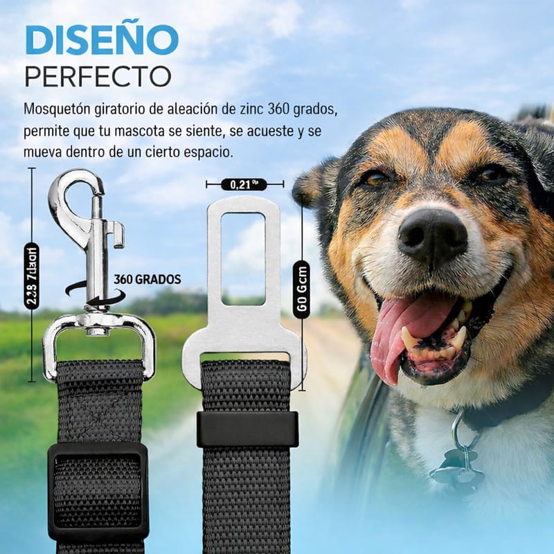 Correa de mascotas para auto UNIVERSAL - Image 2